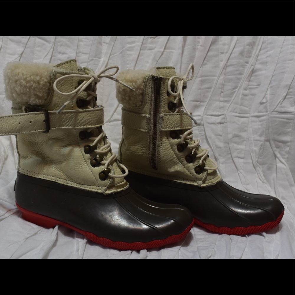 Sperry for J. Crew Shearwater Buckle Boots